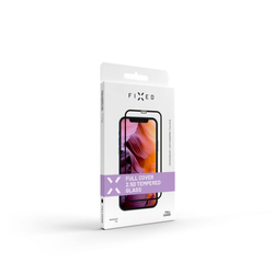 Ochranné tvrzené sklo FIXED Full-Cover pro Infinix Hot 30, lepení přes celý displej, černé