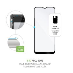 Ochranné tvrzené sklo FIXED Full-Cover pro Samsung Galaxy A04s, lepení přes celý displej, černé