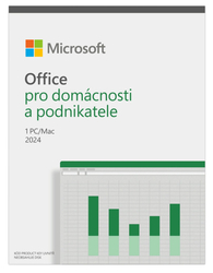 Office 2024 pro domácnosti a podnikatele CZ - krabicová verze bez média