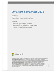 Office 2024 pro studenty a domácnosti CZ - krabicová verze bez média