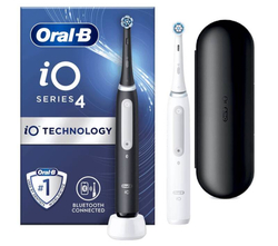 Oral-B iO Series 4 Duo Pack Matt Black+Quite White 