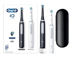 Oral-B iO Series 4 Duo Pack Matt Black+Quite White 