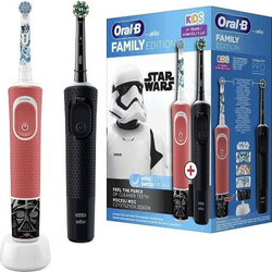 Oral-B Vitality PRO D103 Cross Action Black + Vitality Kids D100 Star Wars