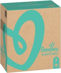 Pampers Active Baby Plenky Velikost 3, 6 kg-10 kg, 208 ks