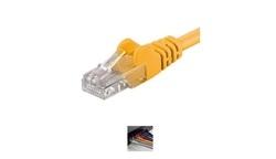 Patch kabel UTP RJ45-RJ45 CAT6 7m žlutá