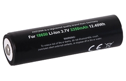 PATONA nabíjecí baterie 18650 Li-lon 3350mAh PREMIUM 3,7V vyvýšený plus pól