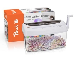 Peach Cross Cut Hand Shredder PS300-21