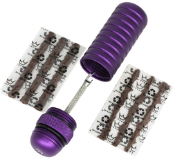 PEATY'S HOLESHOT TUBELESS PUNCTURE PLUGGER KIT - VIOLET (PPR-TPP-VLT-12)