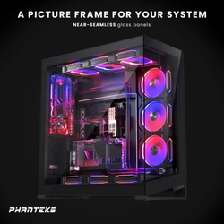 Phanteks NV Series NV9 E-ATX-Gehäuse, Tempered Glass, ARGB - black