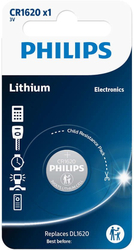 PHILIPS CR1620/00B Minicells Baterie, Lithium 