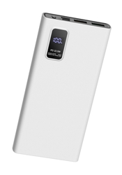 Platinet Power Bank PMPB10WQC726W 10000mAh PD3.0 QC3.0 display bílá