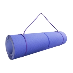 Podložka LIFEFIT YOGA MAT LOTOS DUO, 183x58x0,6cm, modrá