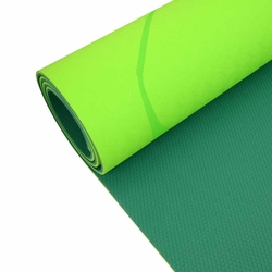 Podložka LIFEFIT YOGA MAT LOTOS DUO, 183x58x0,6cm, zelená