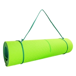 Podložka LIFEFIT YOGA MAT LOTOS DUO, 183x58x0,6cm, zelená