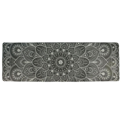 Podložka LIFEFIT YOGA MAT MANDALA DUO, 183x58x0,6cm, černá