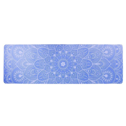 Podložka LIFEFIT YOGA MAT MANDALA DUO, 183x58x0,6cm, modrá