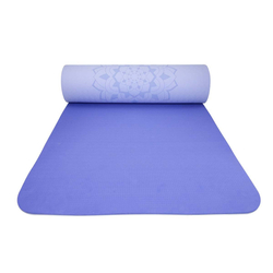 Podložka LIFEFIT YOGA MAT RELAX DUO, 183x58x0,6cm, modrá