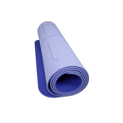 Podložka LIFEFIT YOGA MAT RELAX DUO, 183x58x0,6cm, modrá