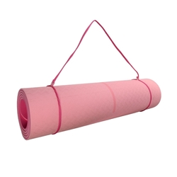 Podložka LIFEFIT YOGA MAT RELAX DUO, 183x58x0,6cm, růžová