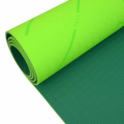 Podložka LIFEFIT YOGA MAT RELAX DUO, 183x58x0,6cm, zelená