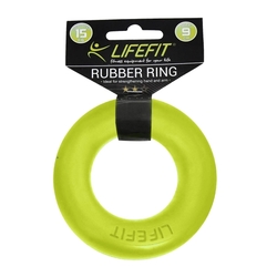 Posilovač prstů LIFEFIT RUBBER RING zelený