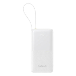 Powerbanka Baseus Bipow 2 20000mAh 20W s kabelem USB-C bílá