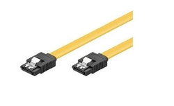 PremiumCord 0,2m SATA 3.0 datový kabel 1,5Gbps / 3GB/s / 6GB/s, kov.západk