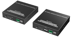 PremiumCord 4K@60Hz HDMI KVM extender na 120m přes LAN, over IP