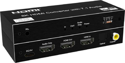 PremiumCord 8K@60Hz Audio Extractor HDR,výstupy: stereo jack, SPDIF, RCA, HDMI