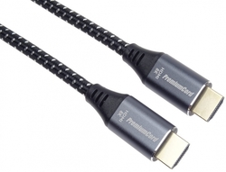 PremiumCord ULTRA HDMI 2.1 High Speed + Ethernet kabel 8K@60Hz,zlacené 1m