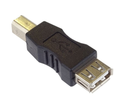 PremiumCord USB 2.0 redukce A-B, Female/Male