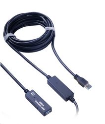 PremiumCord USB 3.0 repeater a prodlužovací kabel A/M-A/F 10m