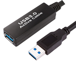 PremiumCord USB 3.0 repeater a prodlužovací kabel A/M-A/F 20m