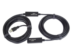 PremiumCord USB 3.2 repeater a prodlužovací kabel A/M-A/F 10m