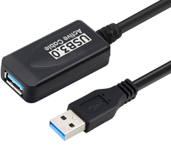 PremiumCord USB 3.2 repeater a prodlužovací kabel A/M-A/F 5m