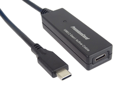 PremiumCord USB-C repeater a prodlužovací kabel Male-Female, 5Gbps 10m