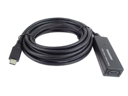 PremiumCord USB-C repeater a prodlužovací kabel Male-Female, 5Gbps 5m