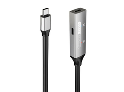 PremiumCord USB-C repeater a prodlužovací kabel Male-Female, 5Gbps Aluminium 15m