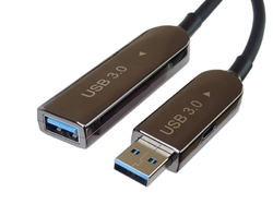 PremiumCord USB3.0 + 2.0 prodlužovací optický AOC kabel A/Male - A/Female 20m