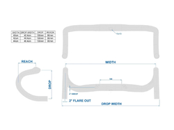 řídítka Ritchey WCS Carbon EvoCurve Internal Routing Handlebar 44 cm