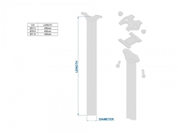 Ritchey WCS Zero Carbon seatpost 31,6x400mm