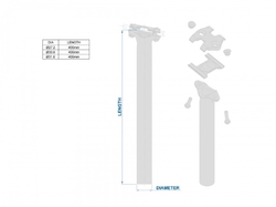 Ritchey WCS Zero seatpost 27,2x400mm