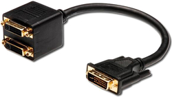 RR Adapter DVI-D  M na  2x DVI F