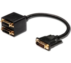 RR Adapter DVI-D  M na  2x DVI F