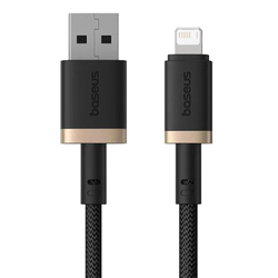 Rychlonabíjecí kabel Baseus Dura USB/Lightning 1m 2.4A černo zlatý