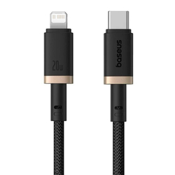 Rychlonabíjecí kabel Baseus Dura USB/Lightning 1m 20W černo zlatý