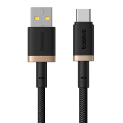 Rychlonabíjecí kabel Baseus Dura USB/USB-C 1m 60W černo zlatý