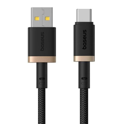 Rychlonabíjecí kabel Baseus Dura USB/USB-C 2m 60W černo zlatý