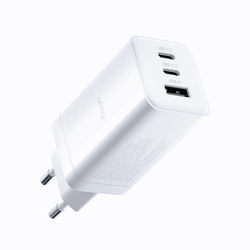 Rychlonabíječka do sítě Allity GaN PD QC ATC-01-65WACC 2x USB-C + 1x USB-A 65W bílá