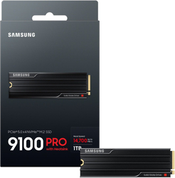 Samsung 9100 PRO 1TB NVMe PCIe 5.0 + Heatsink